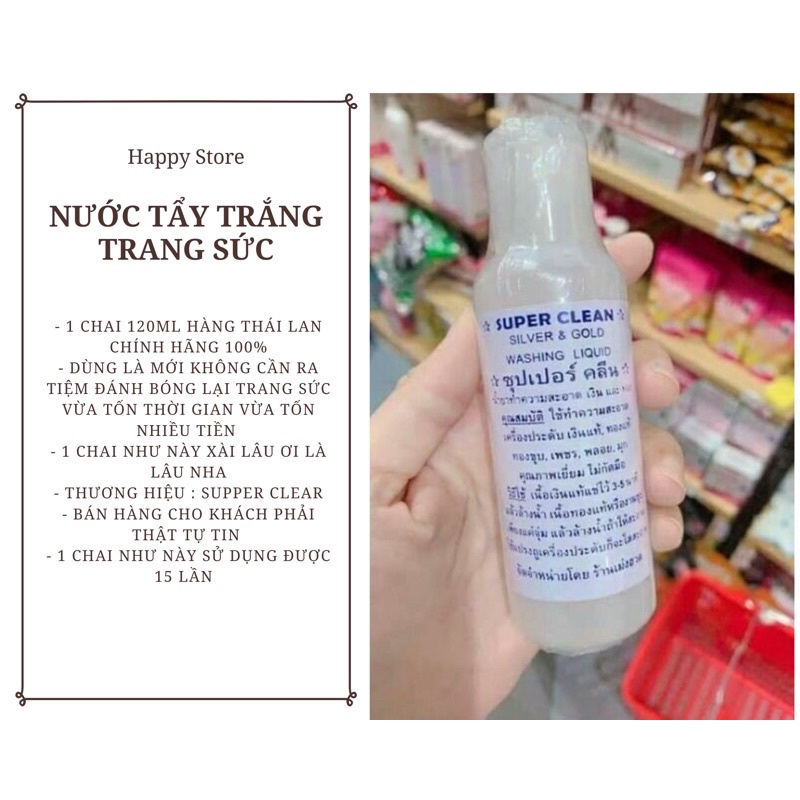 Nước tẩy sáng trang sức Thái Lan