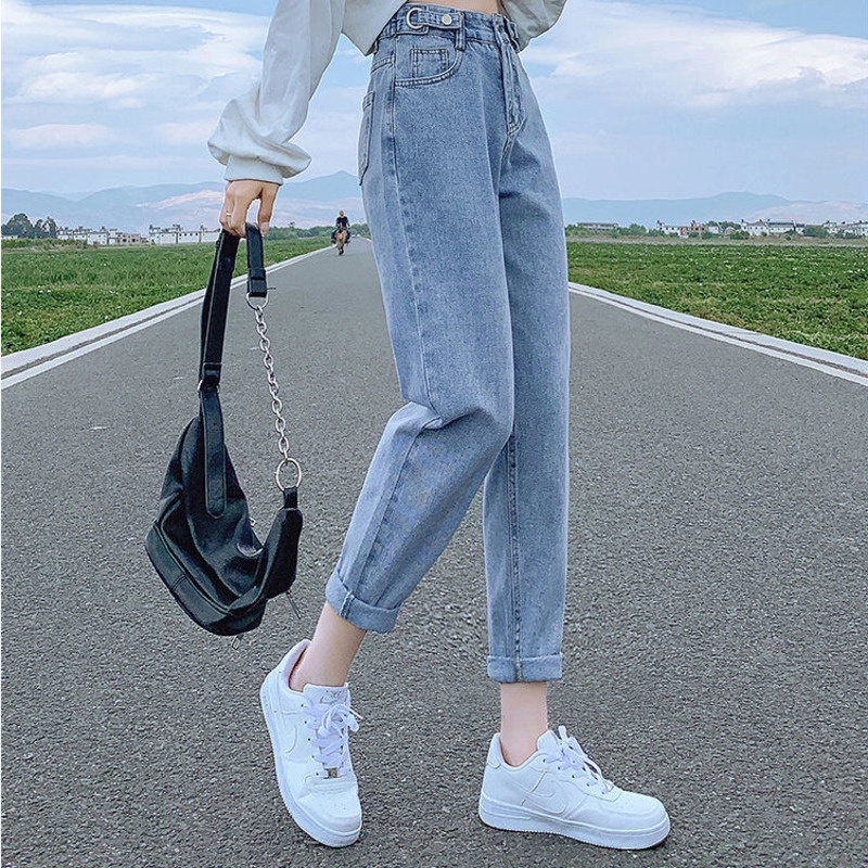 Quần Jean Nữ Lưng Cao Kiểu Dáng Mới