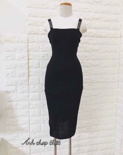 Đầm body thun nhún