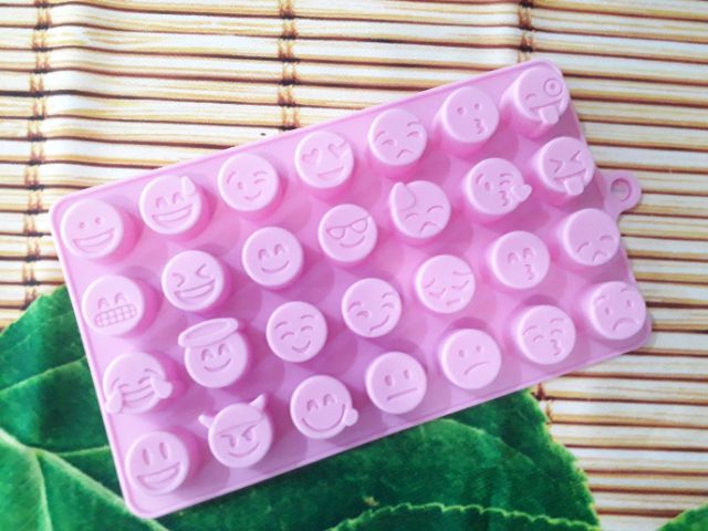 Khuôn silicon 28 biểu cảm nhí ⚡ LOẠI TỐT ⚡ khuôn silicon, không thấm, dễ dàng để làm sạch