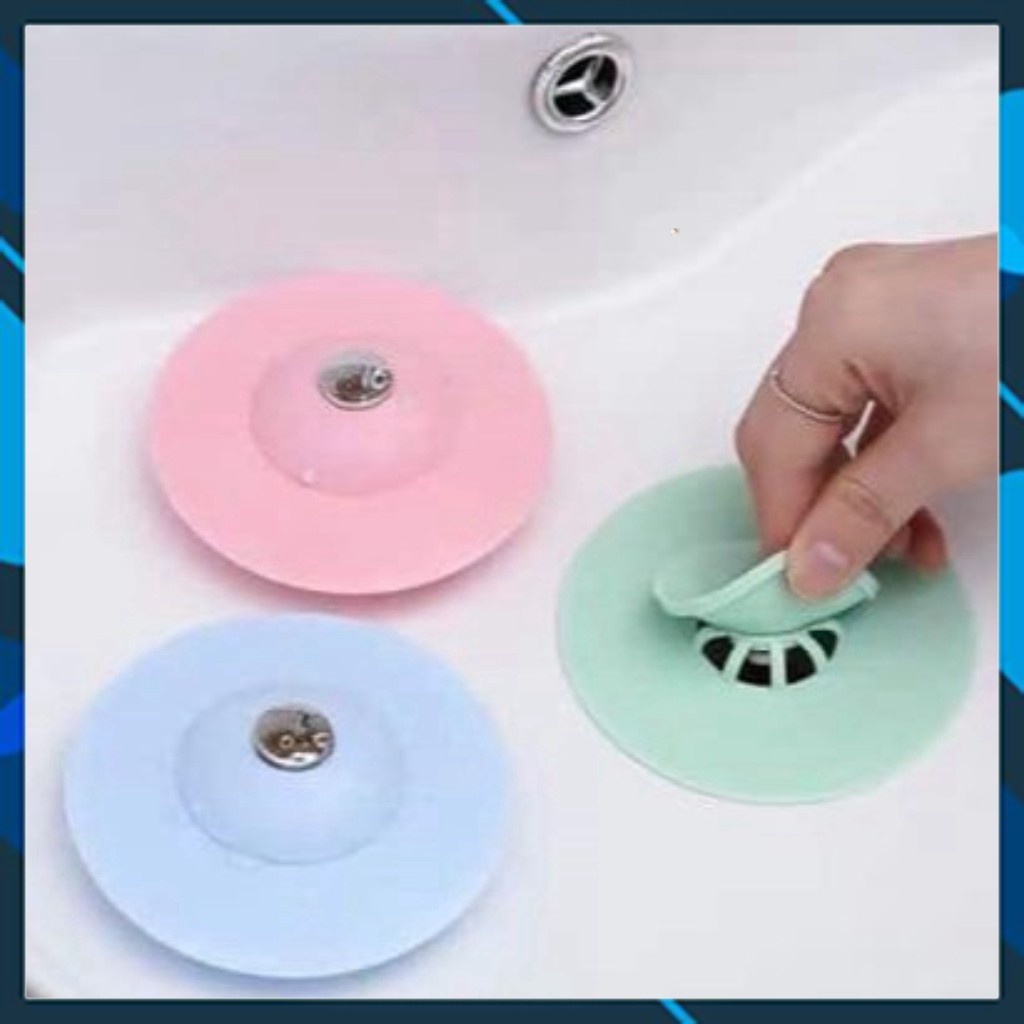 Nắp đậy cổng thoát nước sàn nhà, bồn rửa, bồn tắm, lọc rác khử mùi bằng silicon dạng nhấn- Phukientuiloc.com