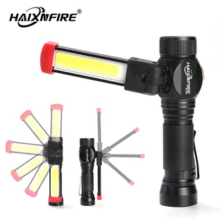 Haixnfire W102 Sửa chữa ô tô COB Đèn làm việc gấp Đèn pin cắm trại