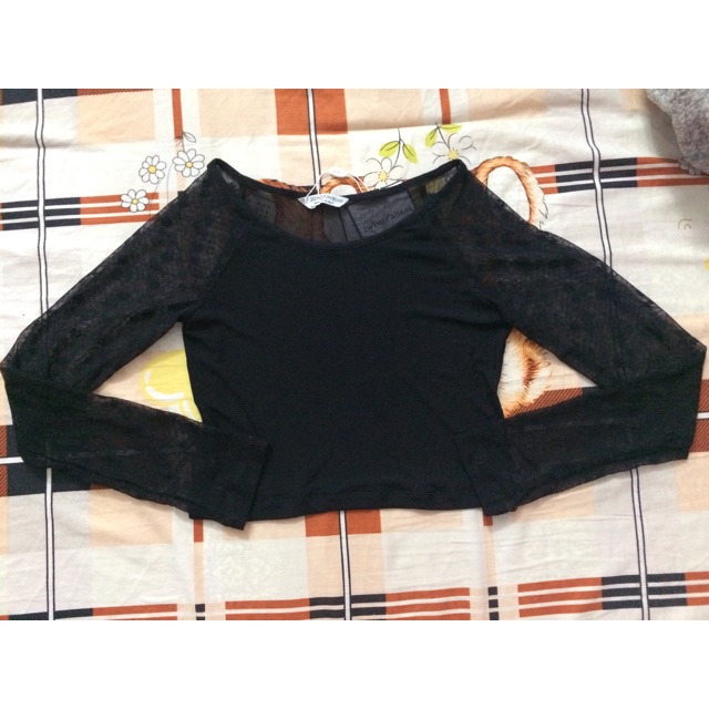 Áo ren croptop