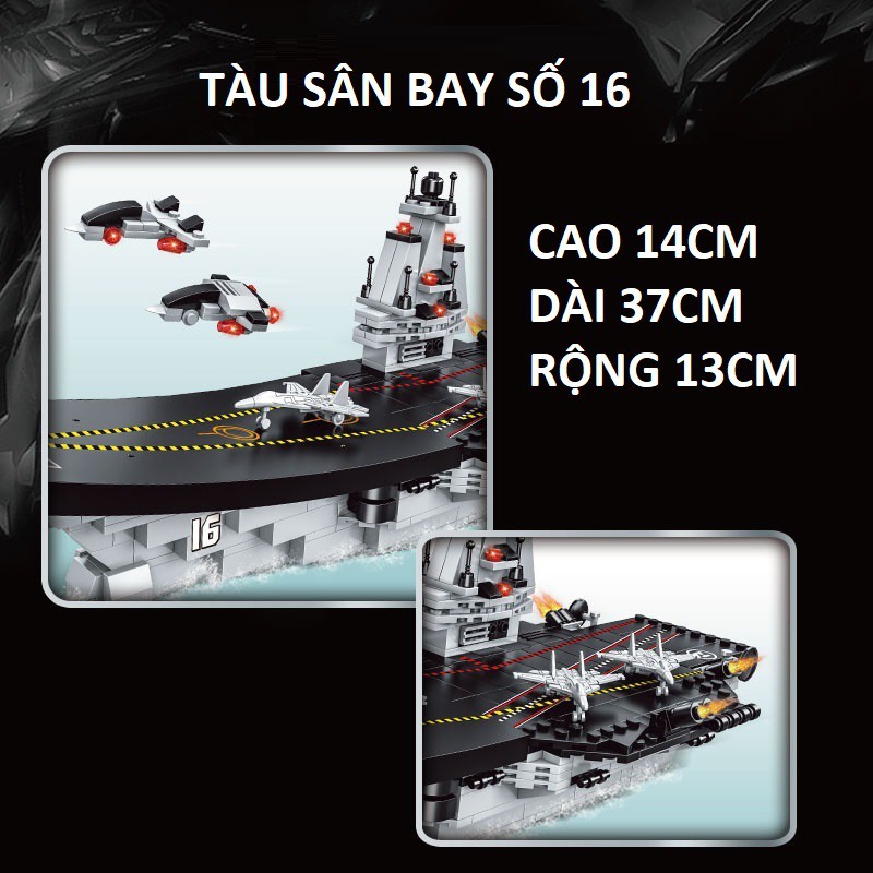 [728 CHI TIẾT] Bộ Lego lắp ráp xếp hình BIỆT ĐỘI TÀU SÂN BAY, TÀU BAY, ROBOT giúp bé kích thích SÁNG TẠO