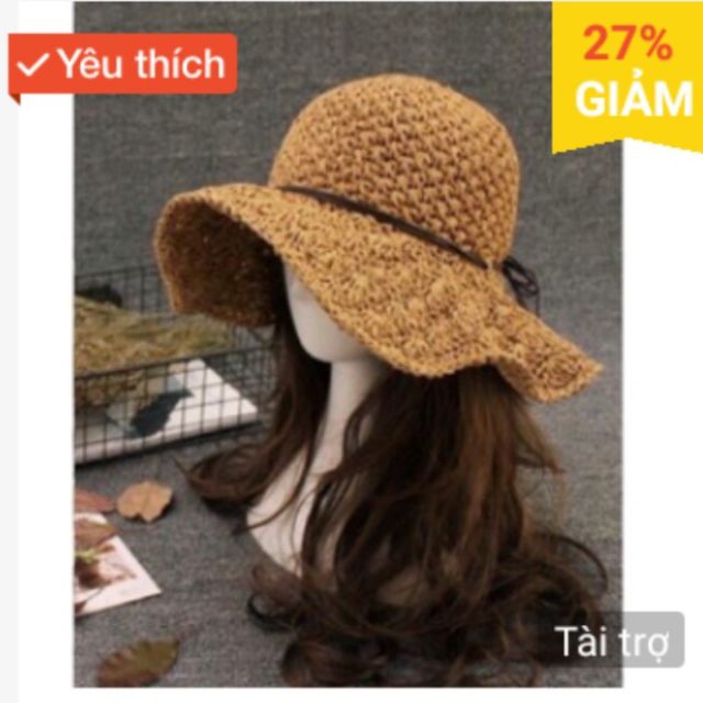 Nón Cói Thời Trang Sang Chảnh Đi Biển Hàng chất Quảng Châu