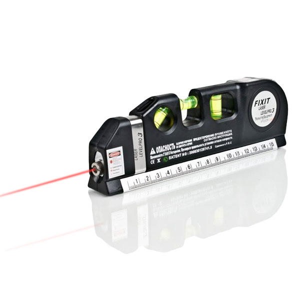 Thước đo góc tam giác,đo khoảng cách bằng laser cầm tay PRO 3 hồng ngoại 4IN1 đa chức năng,cân bằng laser đo góc