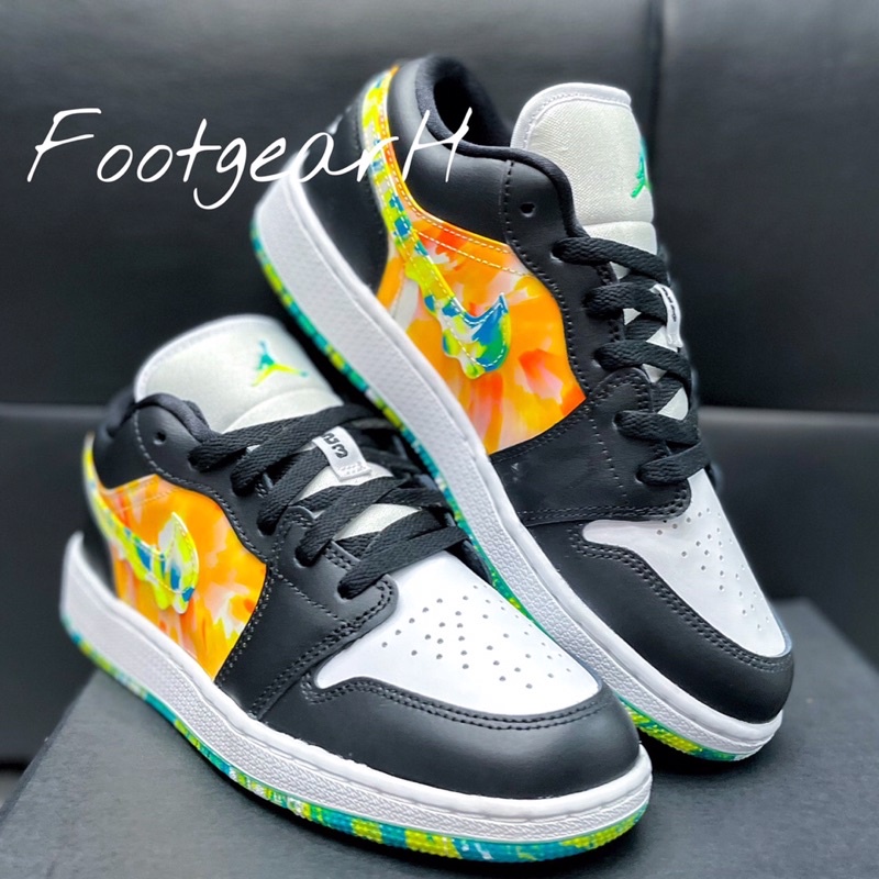 Giày Jordan chính hãng hồng/xanh/cam