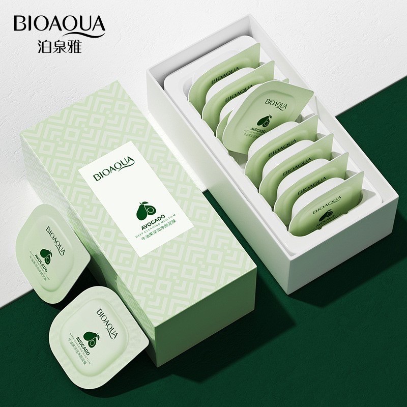 Set 8 hộp mặt nạ đất sét bơ bioaqua