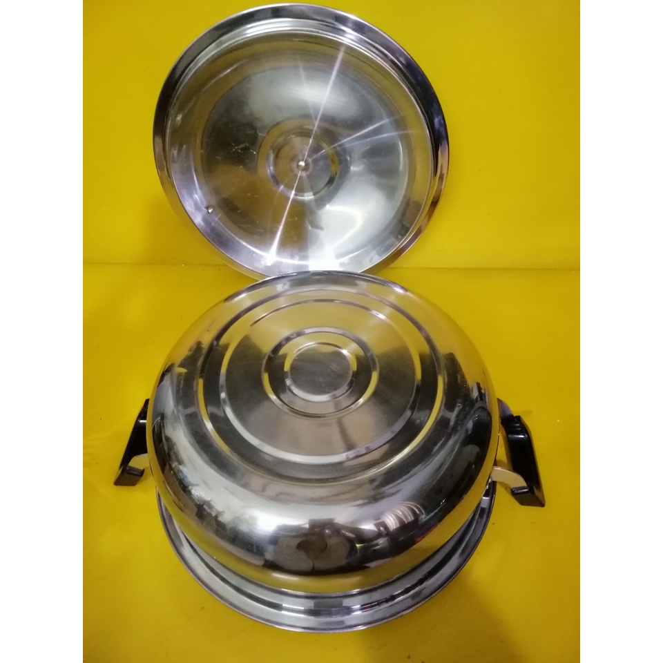 Nồi inox nội địa Nhật, size 30cm, cao 12cm (mã 671), Dùng được bếp từ