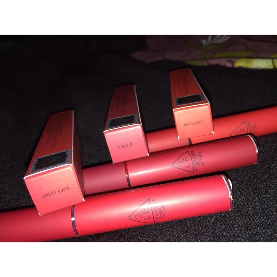 Son kem lì 3CE Velvet Lip Tint