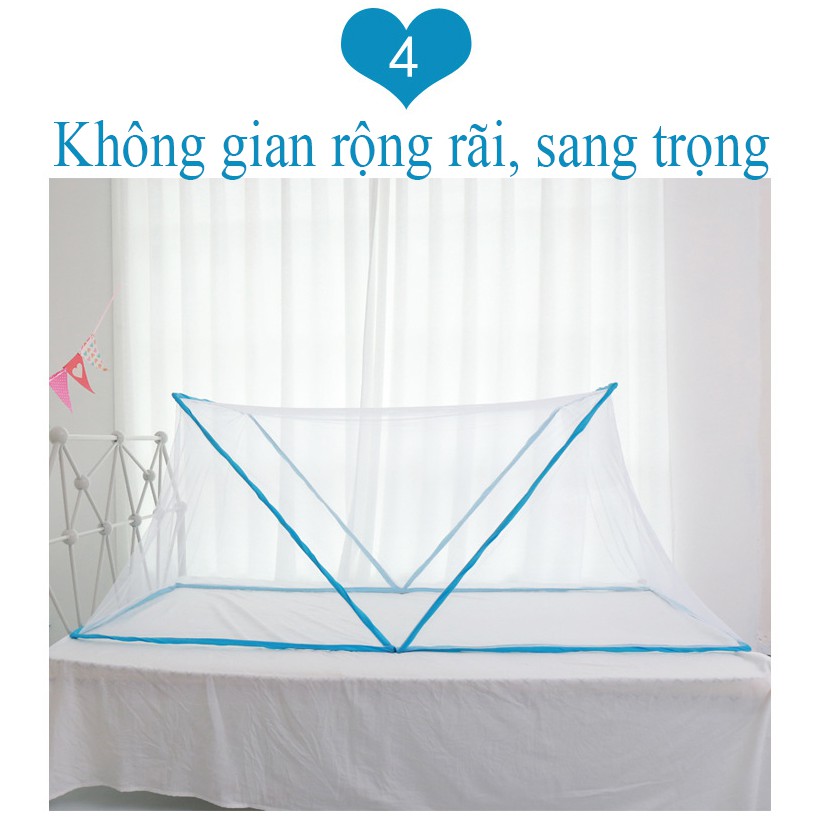 (DEAL SỐC) Màn Lưới Chống Muỗi  Tiện Dụng Cho Người Lớn Và Trẻ Em, Màn Chụp Gấp Gọn Thông Minh