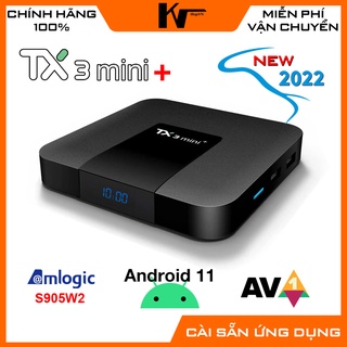 Mua Android TV Box TX3 Mini Plus  New 2022  Amlogic S905W2  Android 11  hỗ trợ tiêu chuẩn AV1 mới nhất  Tìm kiếm giọng nói