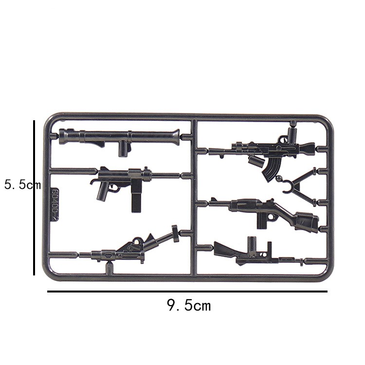 Phụ Kiện Vỉ Vũ Khí M1 Dùng Trong Quân Đội Đức Quốc Xã NO.558 - Phụ Kiện MOC Army