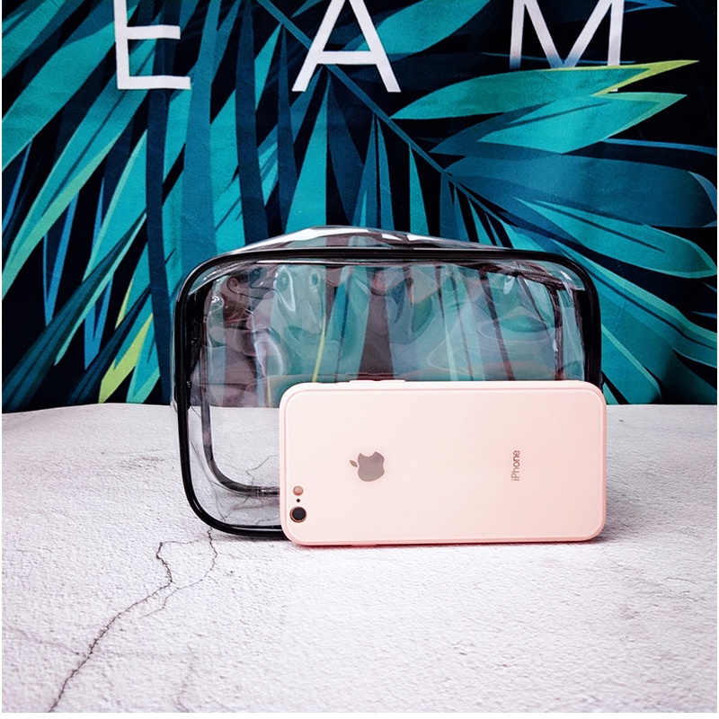 1 Túi Đựng Đồ Trang Điểm Bằng PVC Trong Suốt Chống Nước