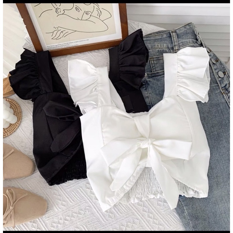 ÁO HAI DÂY CÁNH TIÊN CÓ MOD NGỰC CỰC XINH ALOHASHOP91