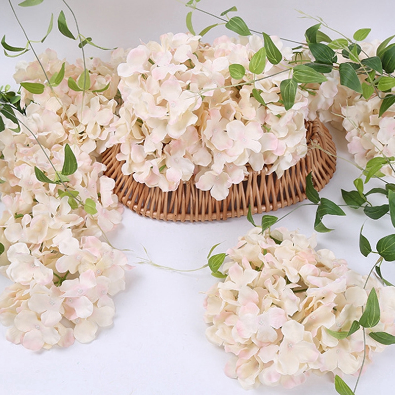Hoa cẩm tú cầu giả sống động bằng lụa trang trí cho đám cưới DIY