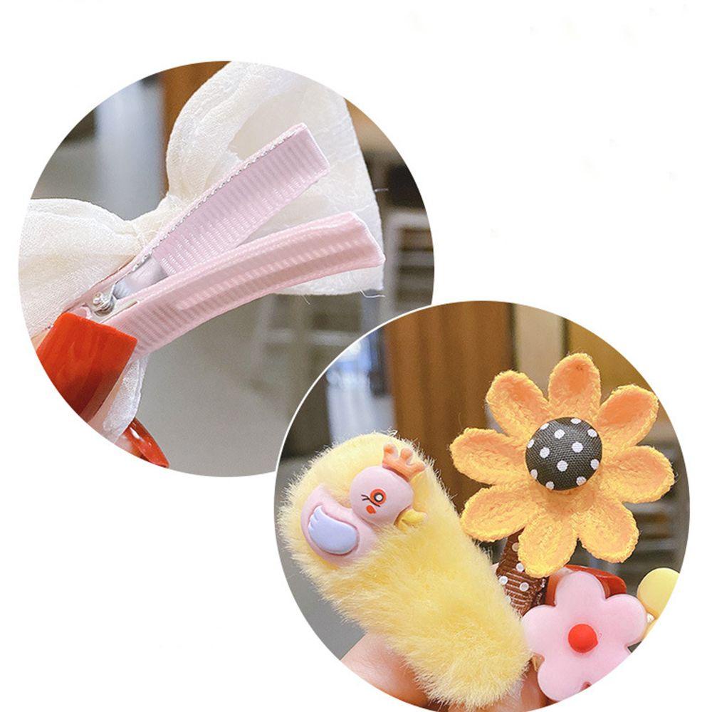 Set 8 Kẹp Tóc Mini Màu Sắc Trơn Phong Cách Hàn Quốc Dành Cho Nữ