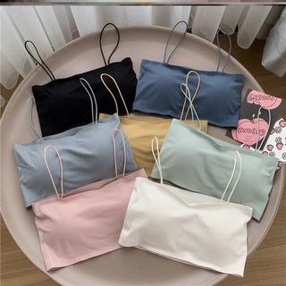 Áo lót bra quây ngực 2 dây su cao cấp đẹp giá rẻ free size từ 40 đến 58kg 709