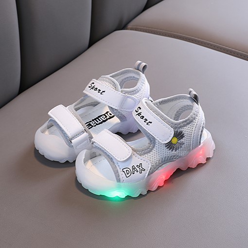 Dép sandal hoa cúc giá rẻ mã 712 Quảng Châu cho bé trai bé gái từ 1 tuổi đến 3 tuổi