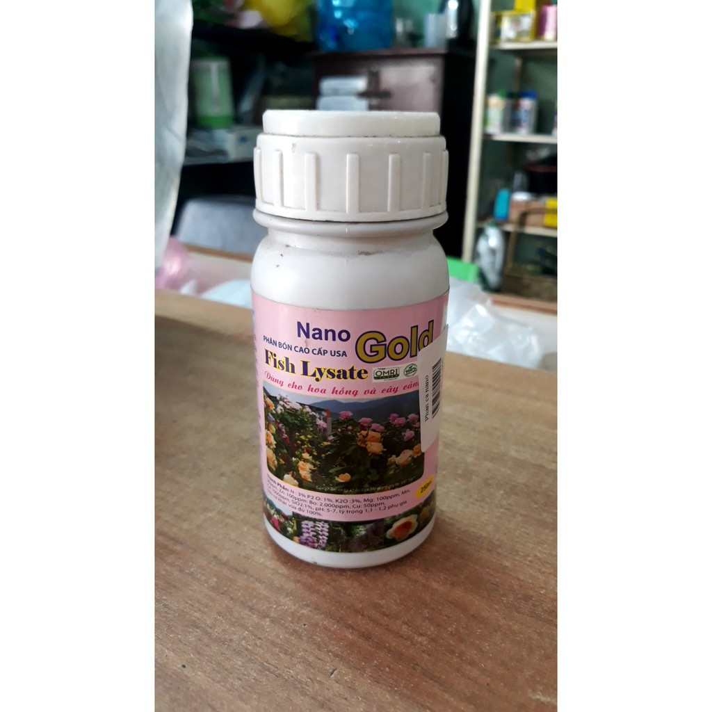 Phân cá Nano Gold Fish Lysate (USA) (250ml)
