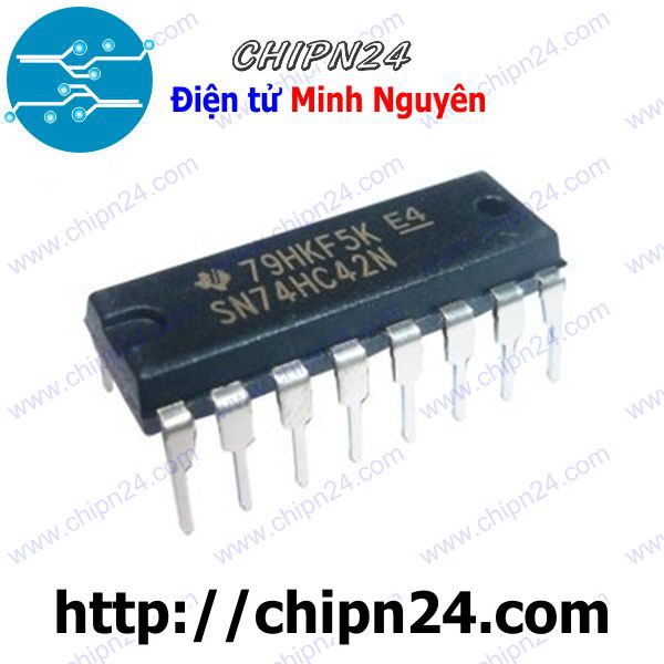 [1 CON] IC 74LS42 DIP-16 (74HC42 7442)