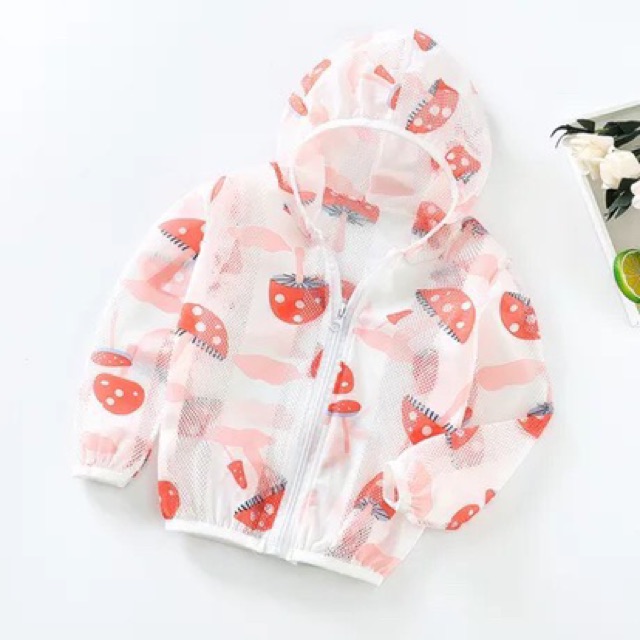 Áo chống nắng thông hơi bé trai gái