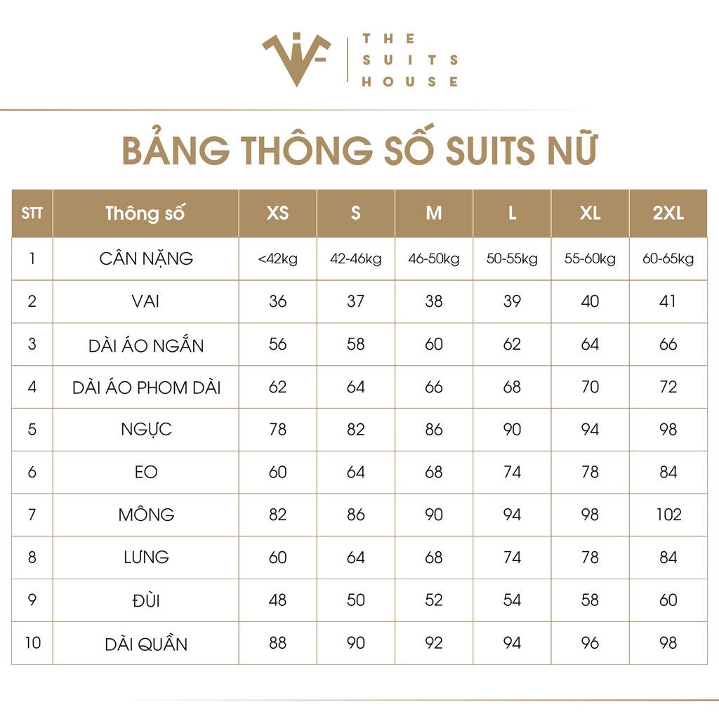 Bộ vest nữ xám phối trắng kem 2 túi 6 khuy, suits sartorial chất cotton The Suits House