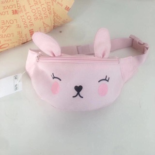 Túi bao tử thỏ hồng bé gái