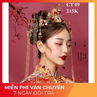 Phụ kiện cài đầu cổ trang trung hoa siêu rẻ
