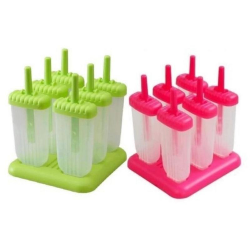 Bộ khuôn làm kem 6 que