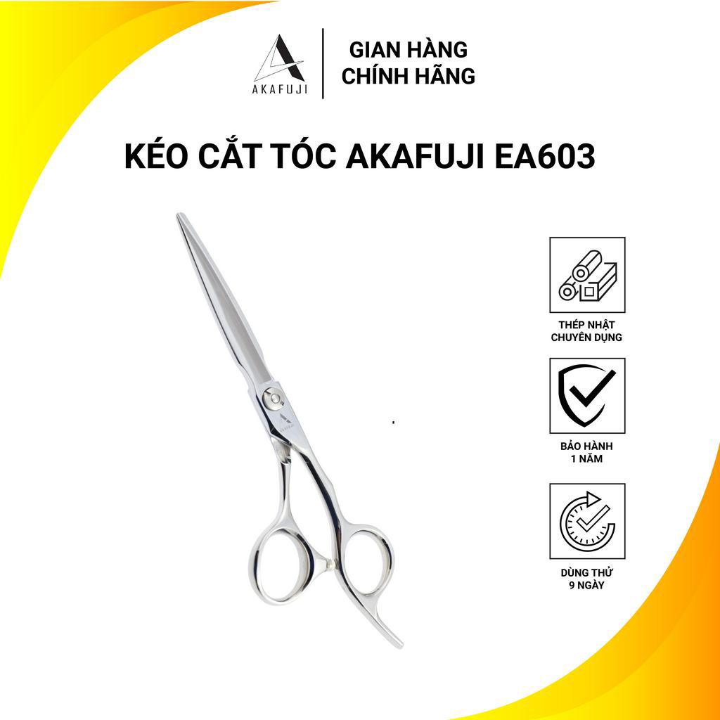 Kéo Cắt Tóc AKAFUJI EA 603 SIZE 6.0 inches Thép Nhật Cao Cấp  Bảo Hành 12 Tháng