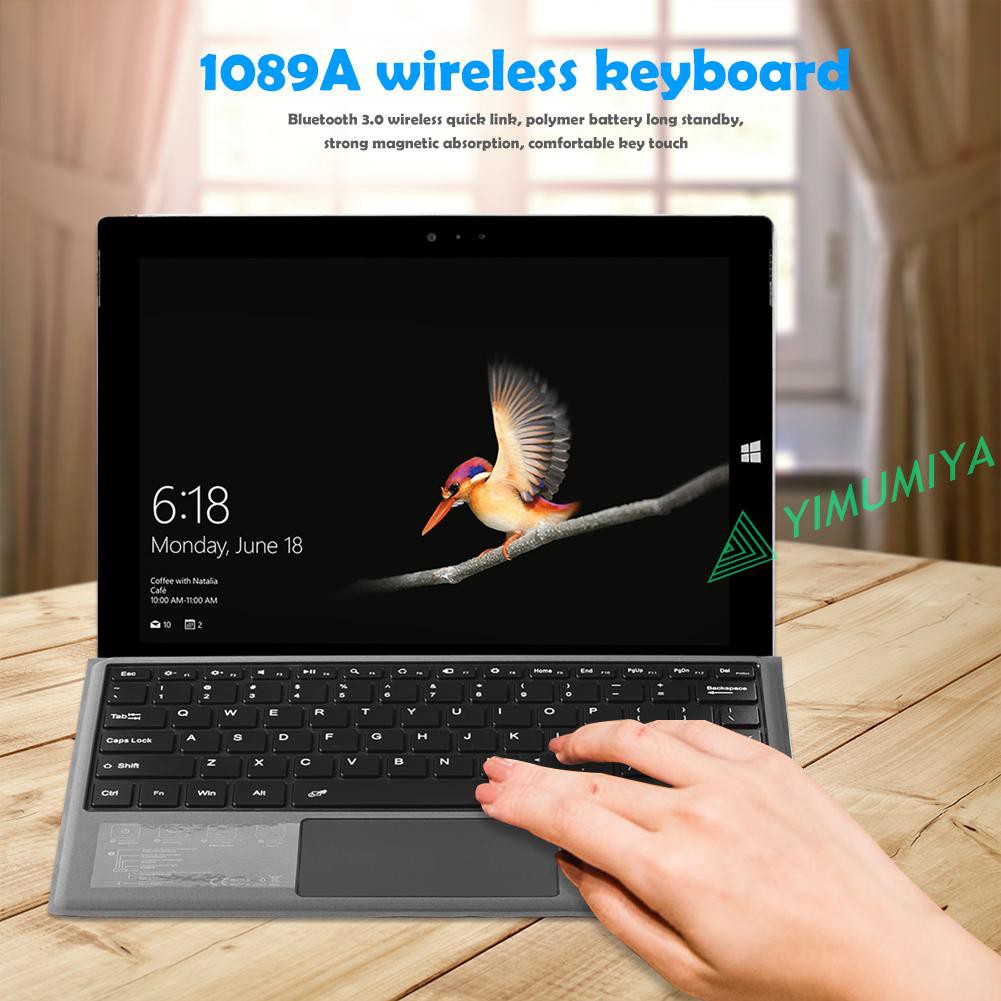 Bàn phím Bluetooth 3.0 không dây cho máy tính Surface Pro 3/ 4/ 5/ 6/ 7
