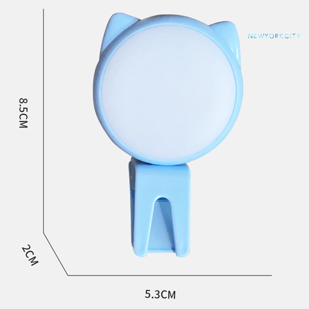 Vòng Đèn LED Chụp Ảnh Selfie Điện Thoại Di Động Hình Tai Mèo