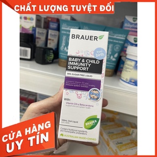 Siro Brauer Immunity tăng sức đề kháng 100ml