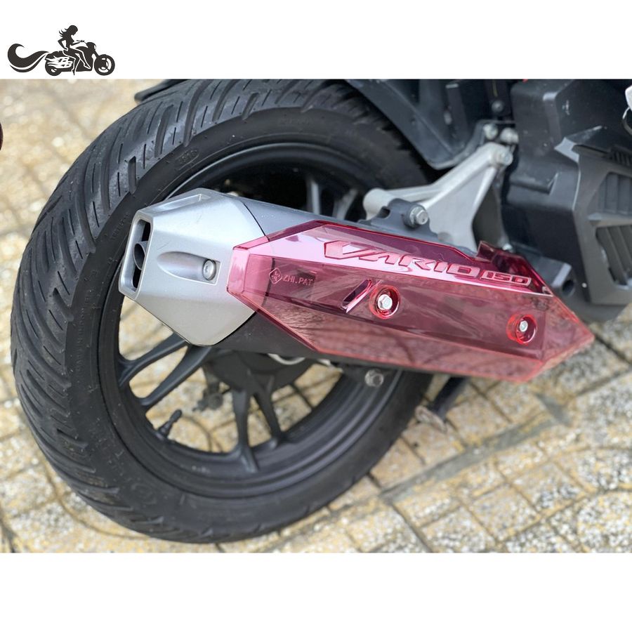 Ốp Pô Vario 2018 Trong Suốt. Hàng Bảo Hành Chính Hãng Zhi.Pat Cao Cấp, Chất Lượng. Nhiều Màu: Vàng, Đỏ, Tím, Xanh &amp; Đen