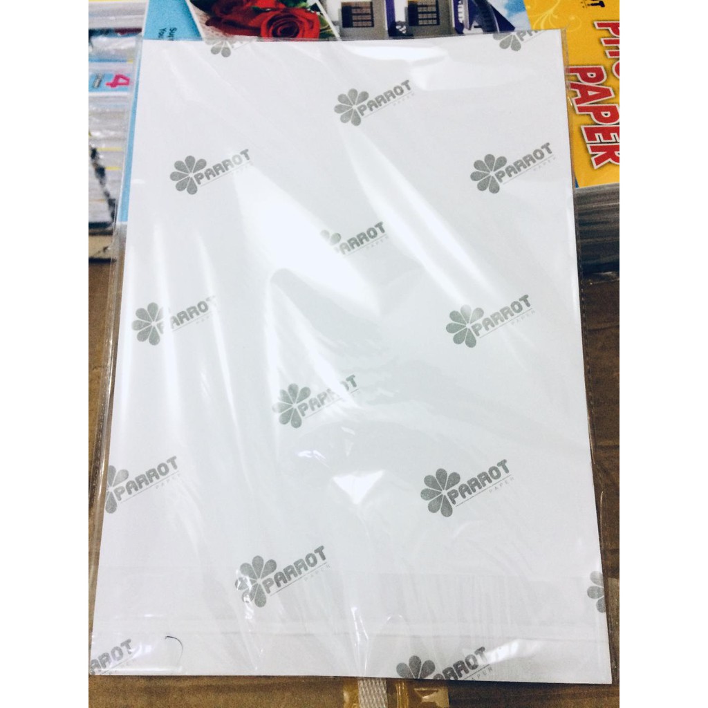 Giấy decal Parrot A4 lột dán nhãn