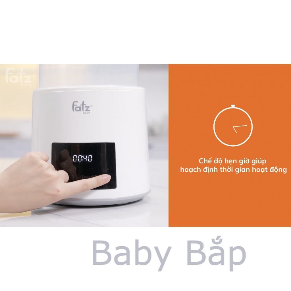 MÁY HÂM SỮA TIỆT TRÙNG ĐIỆN TỬ 4 BÌNH - QUATRO 1 - FATZ BABY FB3015CY