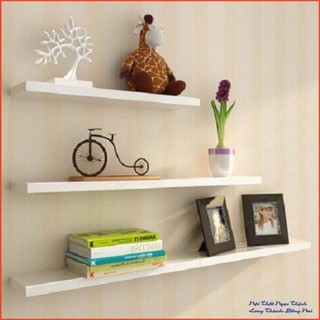 NGOTICO GIÁ GỐC TẠI XƯỞNG 3 thanh ngang kệ treo tường dài 30,40,50cm ( chọn màu ) có sẵn