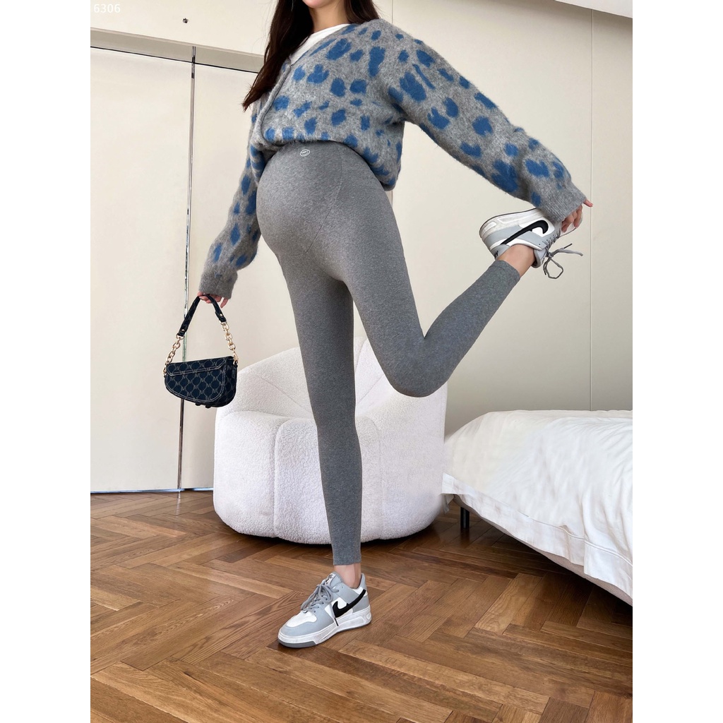 Quần legging bầu TNNT chất cotton dày cao cấp có chun điều chỉnh thoải mái đến sinh đàn hồi cao