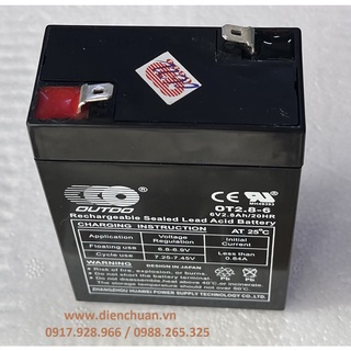 Ắc quy 6v 2.8ah outdo ot2.8-6