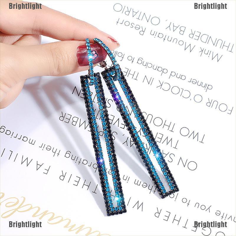 Bông Tai Đính Kim Cương Giả Sang Trọng