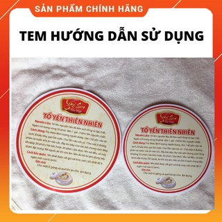50 tem hướng dẫn sử dụng yến sào ( loại lớn và nhỏ )