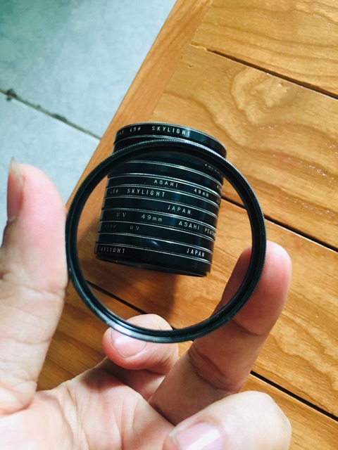 Filter Zin Pentax Asahi phi 49mm dùng cho lens Takumar và 58mm hàng user nhật