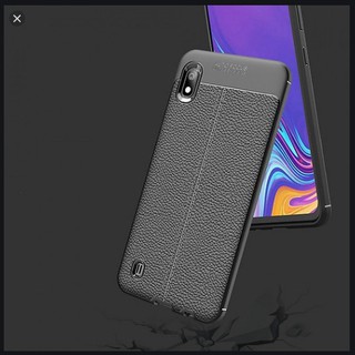 Ốp dẻo vân da Xiaomi Mi8  Autofocus(đen)