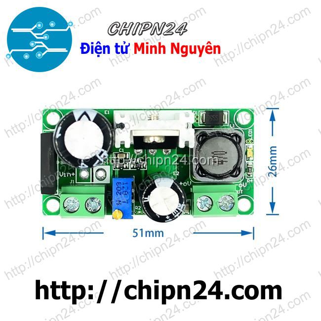 [1 pcs] Mạch Nguồn Giảm Áp AC-DC LM2596HV 5V-50V