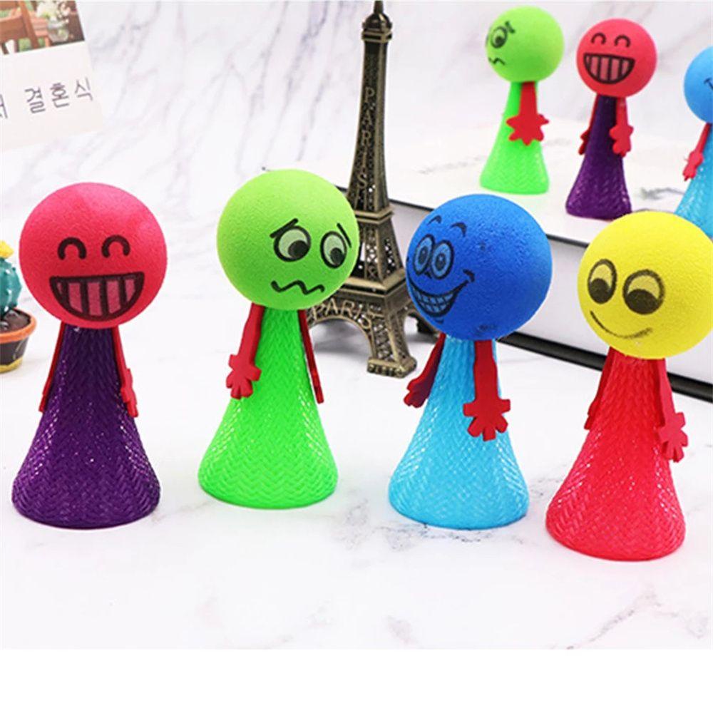 YIYU Đồ Chơi Lò Xo Giảm Căng Thẳng Hình Người Đàn Ông Nhảy Lò Xo