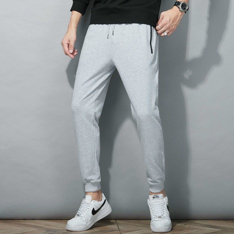 Quần jogger nam chất liệu nỉ, túi khoá kéo 2 bên thời trang cá tính