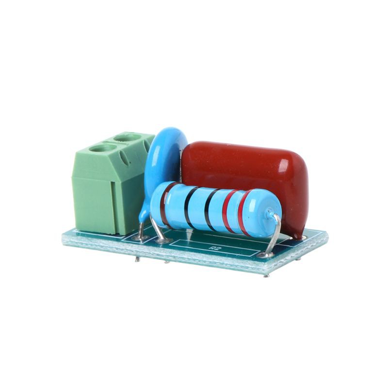 Mô-đun mạch lọc nhiễu rơle RC chống đột biến điện bảo vệ tiếp xúc