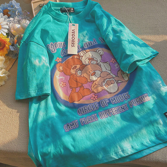 NRVP Áo Thun Ngắn Tay Cổ Tròn Thiết Kế Thời Trang Dành Cho Nữ 2021