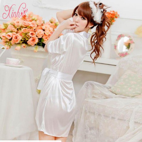 Áo Choàng Ngủ Kimodo Sexy Chất Lụa Satin | BigBuy360 - bigbuy360.vn